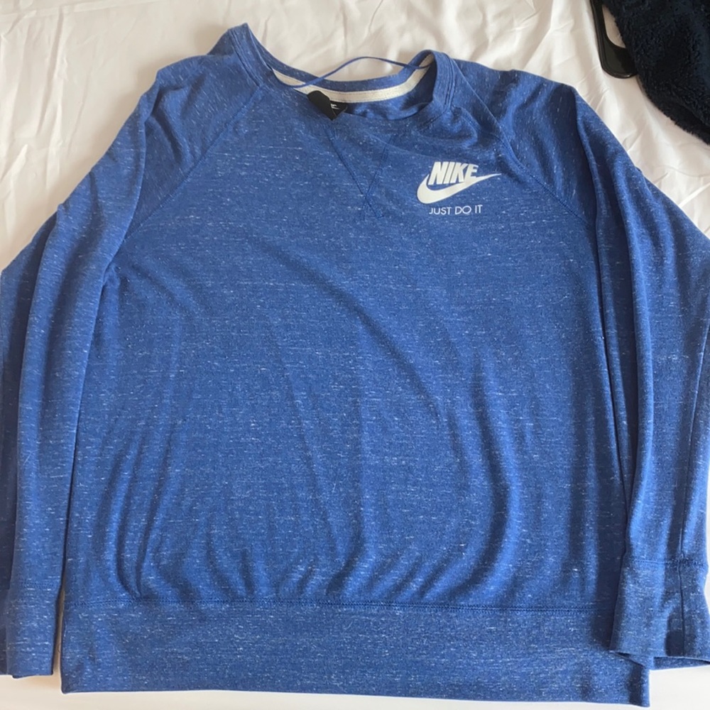 Blue Nike long sleeve